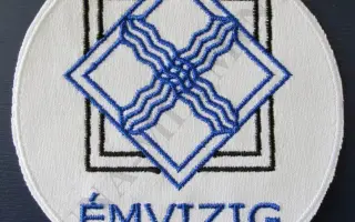 Észak-magyarországi Vízügyi Igazgatóság karjelvény tépőzáras 1